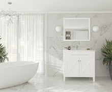 Load image into Gallery viewer, Wimbledon 36&quot; White Bathroom Vanity with Countertop