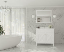 Load image into Gallery viewer, Wimbledon 36&quot; White Bathroom Vanity with Countertop