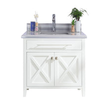 Load image into Gallery viewer, Wimbledon 36&quot; White Bathroom Vanity with Countertop