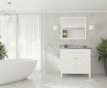 Load image into Gallery viewer, Wimbledon 36&quot; White Bathroom Vanity with Countertop