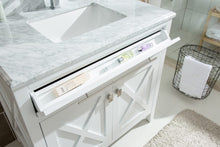 Load image into Gallery viewer, Wimbledon 36&quot; White Bathroom Vanity with Countertop