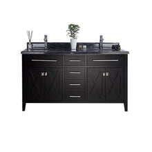 Load image into Gallery viewer, Wimbledon 60&quot; Espresso Double Sink Bathroom Vanity with Countertop