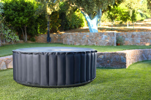 MSPA Round Inflatable Hot Tub for 2-4 people I 184 Gallon I SPAFAIR