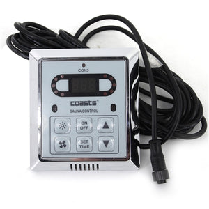 Coasts Sauna Heater 4.5KW 240V with CON 3 Outer Digital Controller for Spa Sauna Room I SPAFAIR