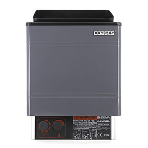 Coasts Sauna Heater 9KW 240V with CON 4 Outer Digital Controller for Spa Sauna Room I SPAFAIR