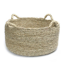 Load image into Gallery viewer, Seagrass Woven Boho Laundry Baskets by Bizar Bazar I Towel Storage I  Set of 3 I SPAFAIR