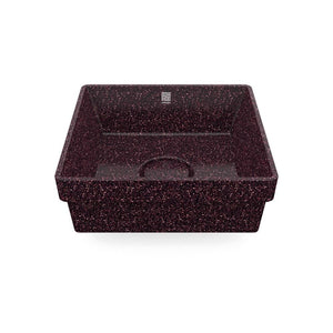 Eco Drop-in Bathroom Sink Cube40  I Washbasin | Berry I SPAFAIR