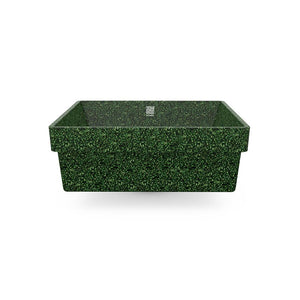Eco Drop-in Bathroom Sink Cube40  I Washbasin | Moss I SPAFAIR