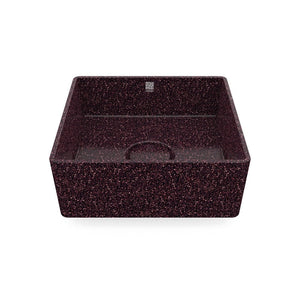 Eco Vessel Sink Cube40 I Washbasin | Berry I SPAFAIR