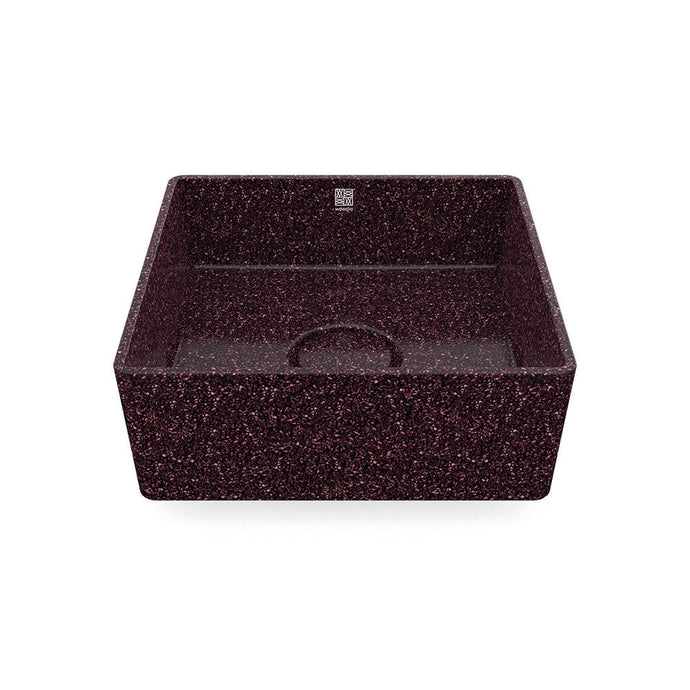 Eco Vessel Sink Cube40 I Washbasin | Berry I SPAFAIR