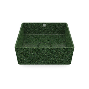 Eco Vessel Sink Cube40 I Washbasin | Moss I SPAFAIR