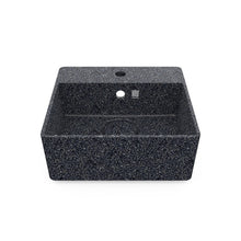 Load image into Gallery viewer, Eco Vessel Sink Wall-Mounted w/ Tap Hole Cube40 I Washbasin | Stone I SPAFAIR