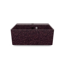 Load image into Gallery viewer, Eco Vessel Sink Cube40 w/ Tap Hole I Washbasin I Berry | SPAFAIR