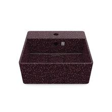 Load image into Gallery viewer, Eco Vessel Sink Cube40 w/ Tap Hole I Washbasin I Berry | SPAFAIR