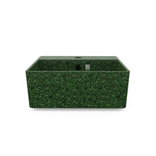 Load image into Gallery viewer, Eco Vessel Sink Cube40 w/ Tap Hole I Washbasin I Moss | SPAFAIR