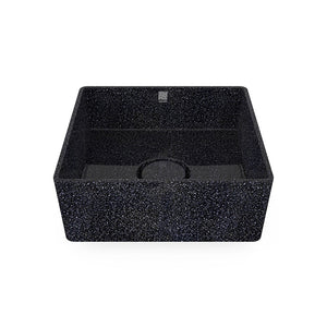 Eco Vessel Sink Cube40 I Washbasin | Char I SPAFAIR