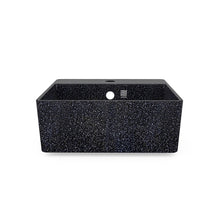 Load image into Gallery viewer, Eco Vessel Sink Wall-Mounted w/ Tap Hole Cube40 I Washbasin | Char I SPAFAIR