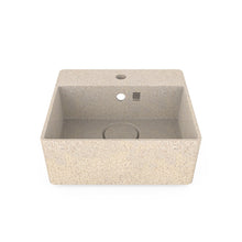 Load image into Gallery viewer, Eco Vessel Sink Wall-Mounted w/ Tap Hole Cube40 I Washbasin | Polar I SPAFAIR