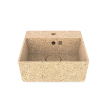 Load image into Gallery viewer, Eco Vessel Sink Cube40 w/ Tap Hole I Washbasin I Natural | SPAFAIR