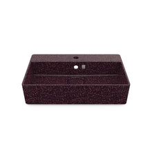 Load image into Gallery viewer, Eco Vessel Sink Wall-Mounted w/ Tap Hole Cube60 I Washbasin I Berry | SPAFAIR