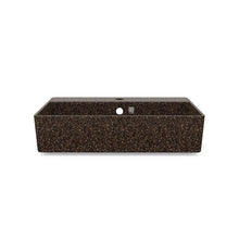 Load image into Gallery viewer, Eco Vessel Sink Wall-Mounted w/ Tap Hole Cube60 I Washbasin I Root | SPAFAIR