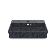 Load image into Gallery viewer, Eco Vessel Sink Wall-Mounted w/ Tap Hole Cube60 I Washbasin I Stone | SPAFAIR