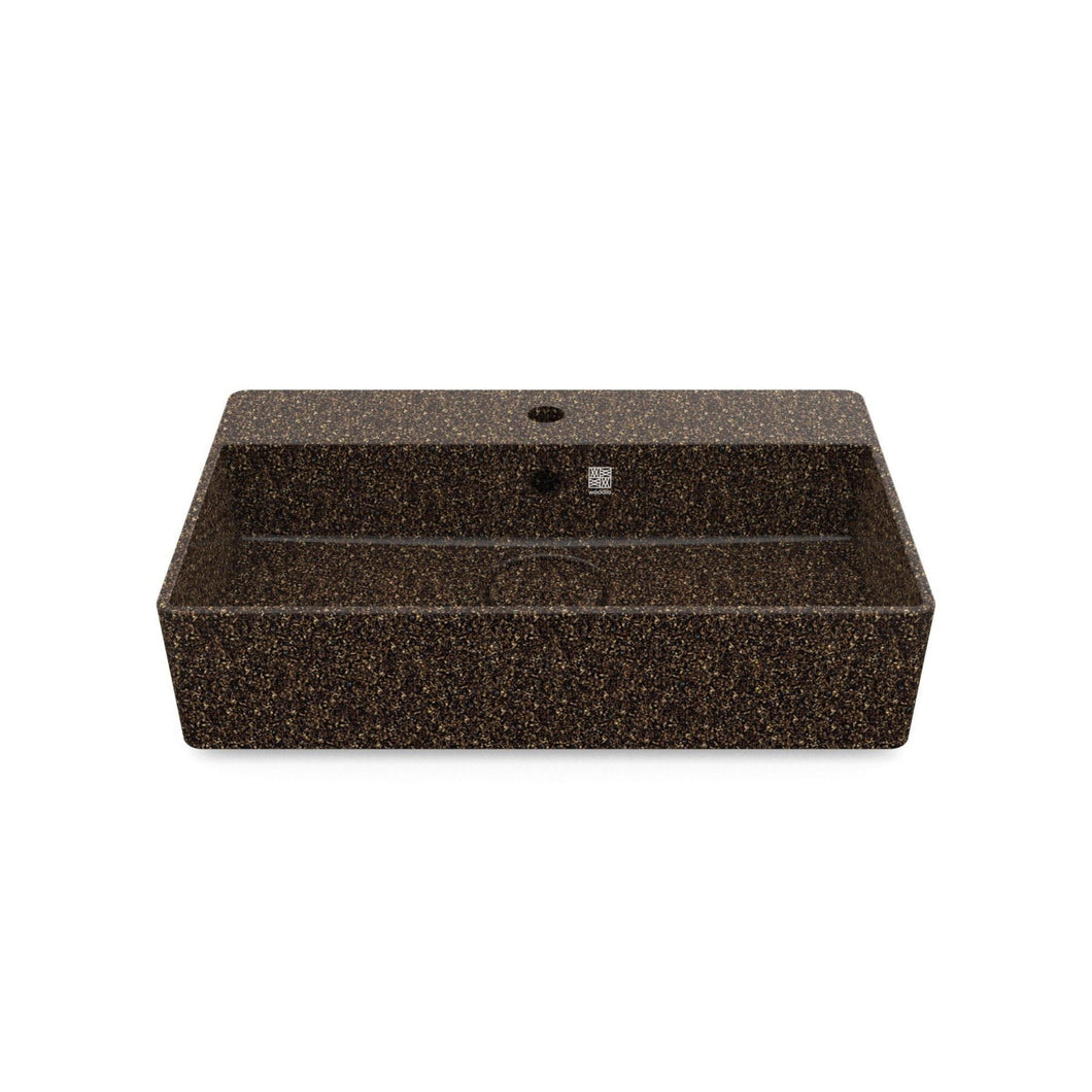Eco Vessel Sink Cube60 w/ Tap Hole I Washbasin I Root | SPAFAIR
