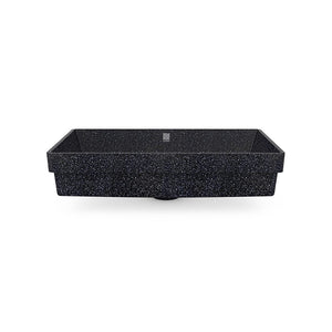 Eco Drop-in Bathroom Sink Cube60 I Washbasin I Char | SPAFAIR