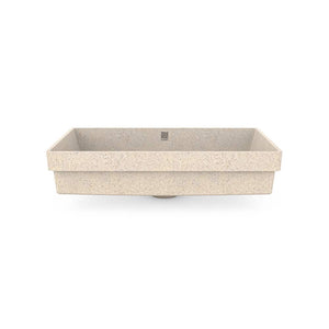 Eco Drop-in Bathroom Sink Cube60 I Washbasin I Polar | SPAFAIR