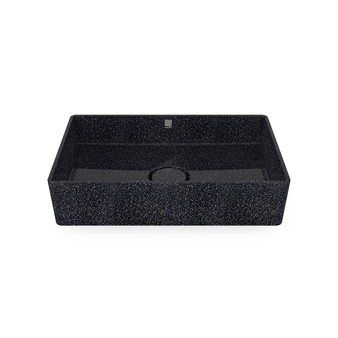 Eco Vessel Sink Cube60 I Washbasin I Char | SPAFAIR