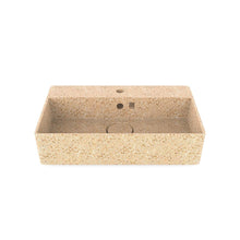 Load image into Gallery viewer, Eco Vessel Sink Cube60 w/ Tap Hole I Washbasin I Natural | SPAFAIR