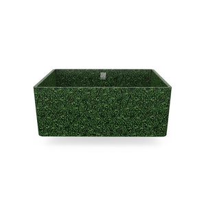 Eco Vessel Sink Cube40 I Washbasin | Moss I SPAFAIR