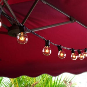 Outdoor Patio Lights - 20 Feet Round Bulb I SPAFAIR