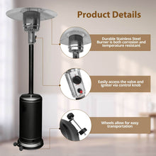 Load image into Gallery viewer, Black Outdoor Propane Patio Heater with Adjustable Thermostat I SPAFAIR