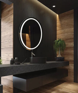 Eternity AVA Round Dimmable Bathroom Mirror with Lights