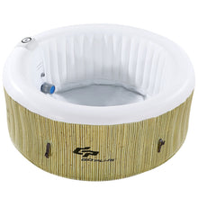 Load image into Gallery viewer, GoPlus Heated Bubble Inflatable Hot Tub - 4 People