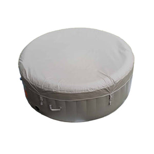 ALEKO Round Inflatable Hot Tub With Cover 2-4 Person - 210 Gallon I SPAFAIR