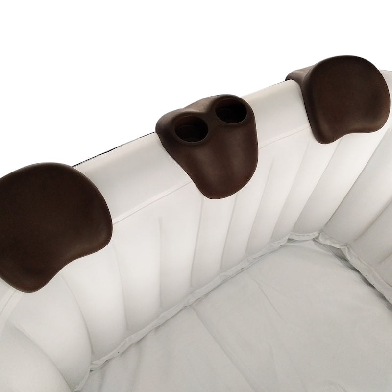2-Piece Headrest and Drink Holder Set for Inflatable Hot Tub (removable) I SPAFAIR