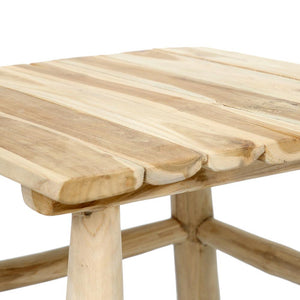 Wood Teak Side Table by Bazar Bizar I Patio Table I SPAFAIR