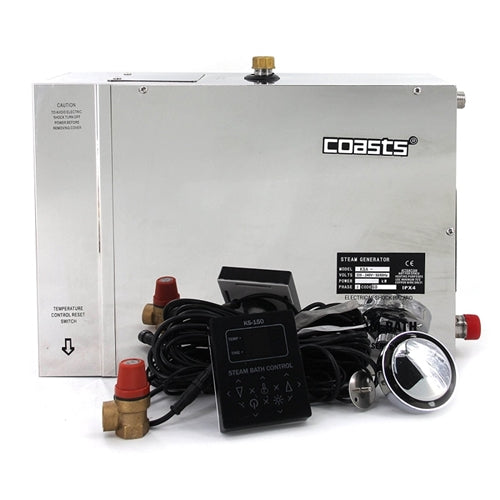 Coasts 6KW Steam Generator for  Saunas 240V, with KS-150 Controller