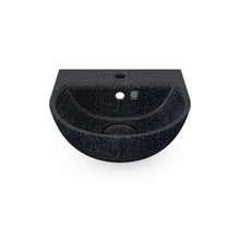 Load image into Gallery viewer, Wall-mounted Eco Bathroom Sink Soft40 w/ Tap Hole I Char | SPAFAIR
