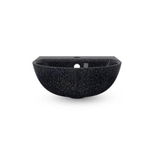 Load image into Gallery viewer, Wall-mounted Eco Bathroom Sink Soft40 w/ Tap Hole I Char | SPAFAIR
