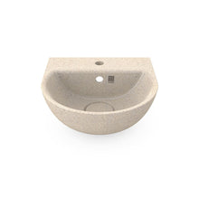 Load image into Gallery viewer, Wall-mounted Eco Bathroom Sink Soft40 w/ Tap Hole I Polar | SPAFAIR