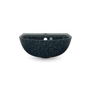 Wall-mounted Eco Bathroom Sink Soft40 w/ Tap Hole I Arctic | SPAFAIR