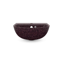 Load image into Gallery viewer, Wall-mounted Eco Bathroom Sink Soft40 w/ Tap Hole I Berry | SPAFAIR