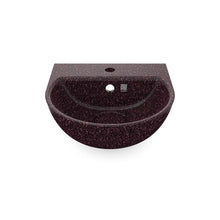 Load image into Gallery viewer, Wall-mounted Eco Bathroom Sink Soft40 w/ Tap Hole I Berry | SPAFAIR