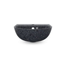 Load image into Gallery viewer, Wall-mounted Eco Bathroom Sink Soft40 w/ Tap Hole I Stone | SPAFAIR