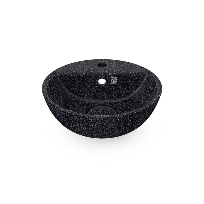 Eco Vessel Sink w/ Tap Hole Soft40 I Washbasin I Char | SPAFAIR