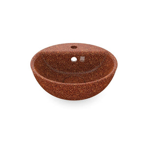 Eco Vessel Sink w/ Tap Hole Soft40 I Washbasin I Clay | SPAFAIR
