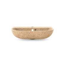 Load image into Gallery viewer, Eco Vessel Sink Wall-Mounted w/ Tap Hole Soft60 I Washbasin I Natural I Wood 5mm | SPAFAIR